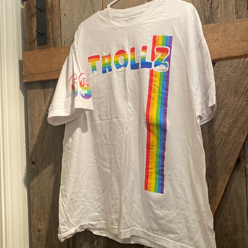 Trollz white t shirt Nicki Minaj and Tekashi 6ix9ine 2XL